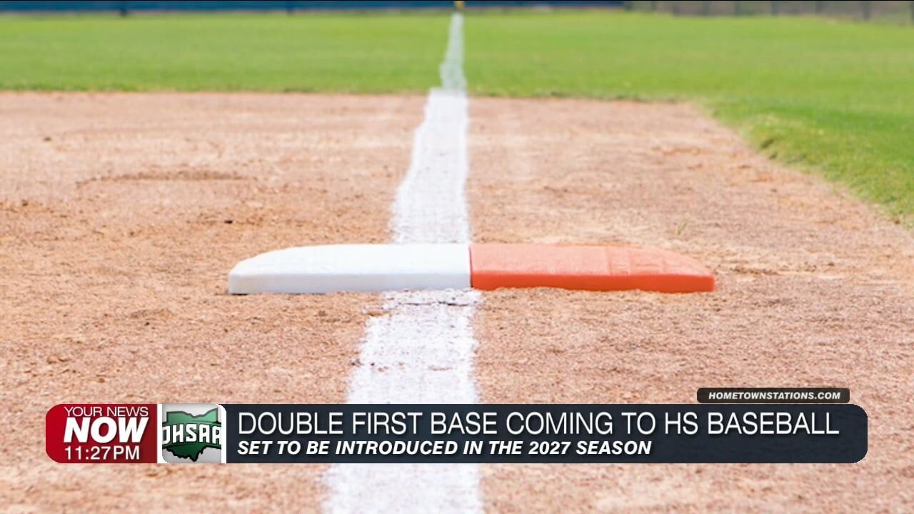 Double first base to be required in high school baseball beginning in 2027